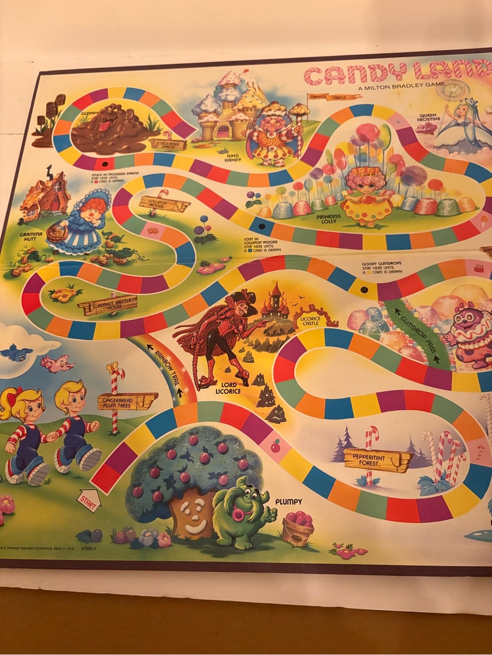 1984 Milton Bradley, Candy Land Board game, vintage